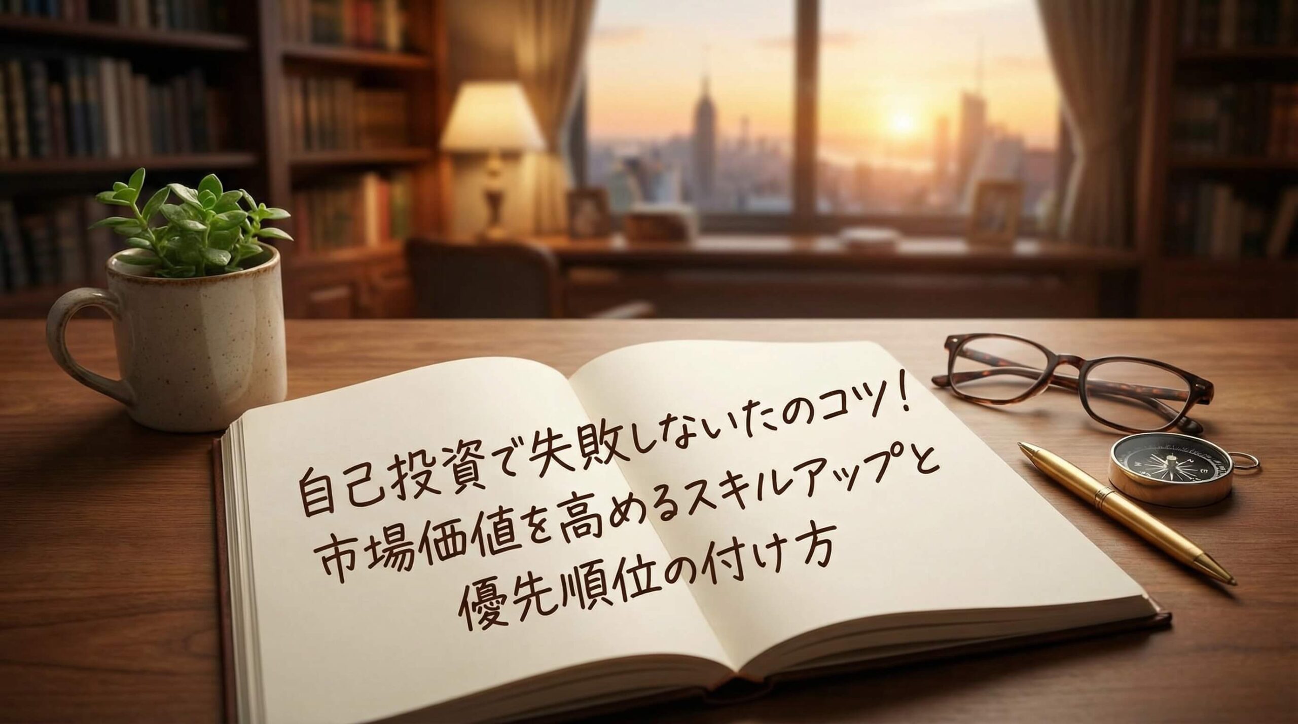自己投資で失敗しないコツ！ 市場価値を高めるスキルアップと優先順位の付け方